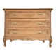 Louis XV style oak chest of drawers