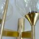 Large vintage glass sconce from Sciolari
