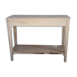 Patinated fir console