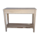 Patinated fir console