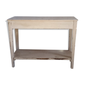 Patinated fir console
