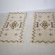 Set of 2 Moroccan Berber Wool Rugs, Mid-Century, 1960s