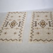Set of 2 Moroccan Berber Wool Rugs, Mid-Century, 1960s