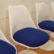 Chaises Tulip blanche par Eero Saarinen pour Knoll 1960