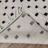 Handmade wool Berber rug 294x194 cm