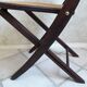 Chaise pliante cannée