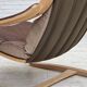 1970s, Swedish design by Åke Fribytter, armchair, leather, bentwood.
