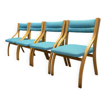 4 dining chairs by Ludvik Volak 1960s