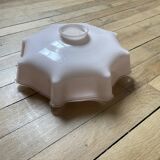 Vintage opaline pink glass lampshade from Czechoslovakia 250913