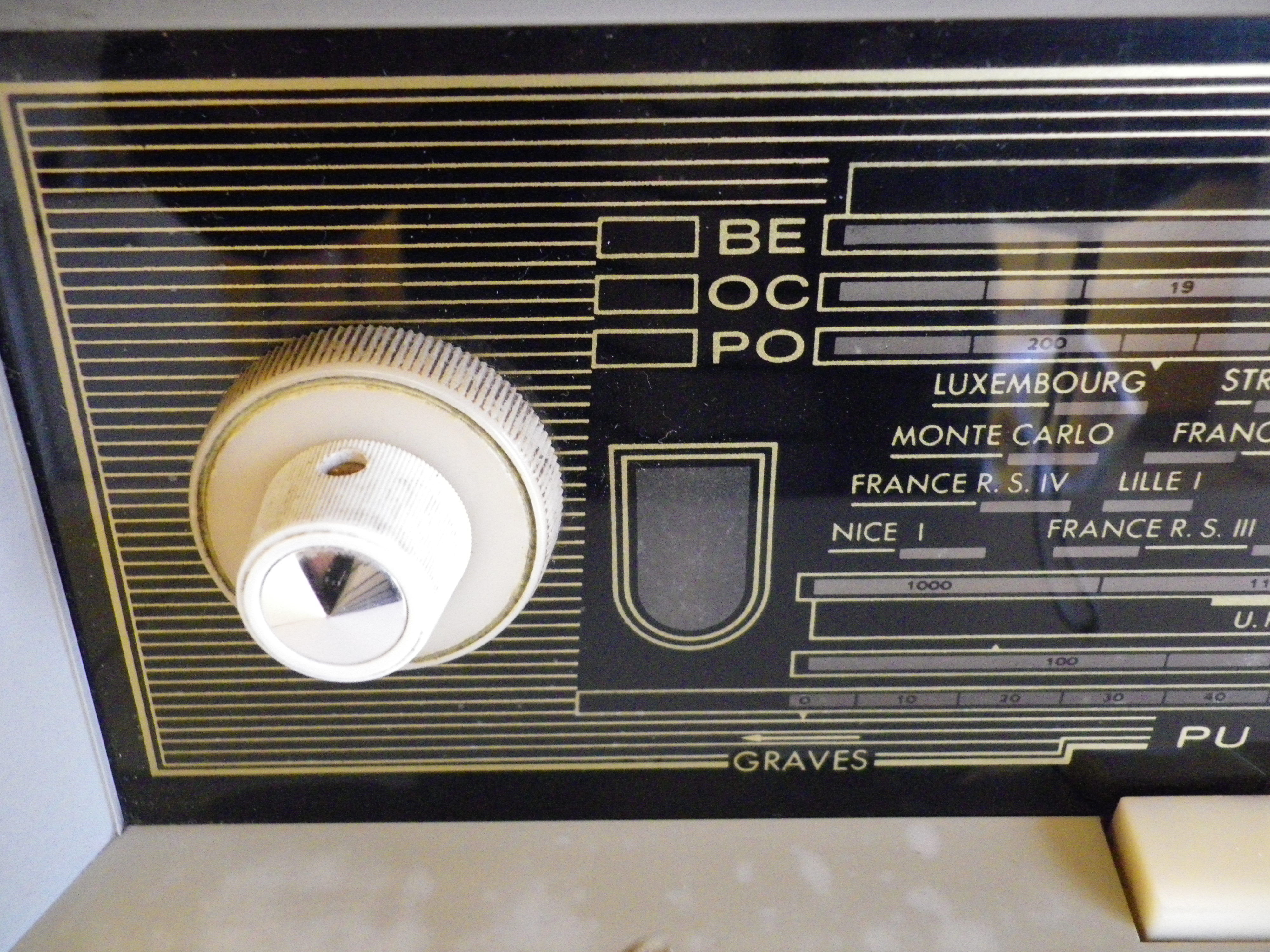Decorative radio - Ribet Desjardins Rossini model - 1960