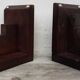 Pair of wooden bookends (art deco)