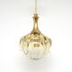 Glass Doria lamp, Germany 1970s