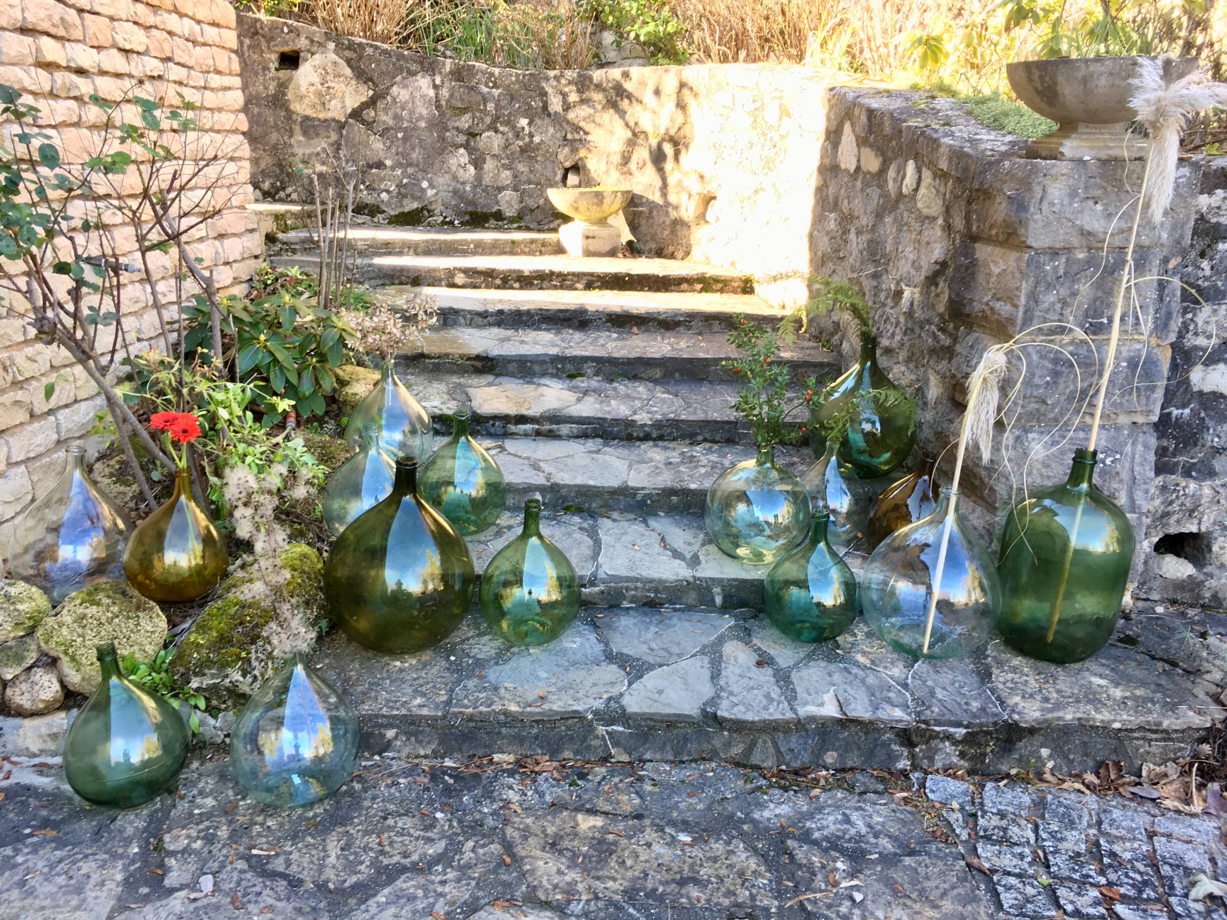 Old demijohn 19th 9l