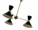 Lustre italien trompette en laiton
