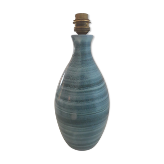 Pied de lampe bleu