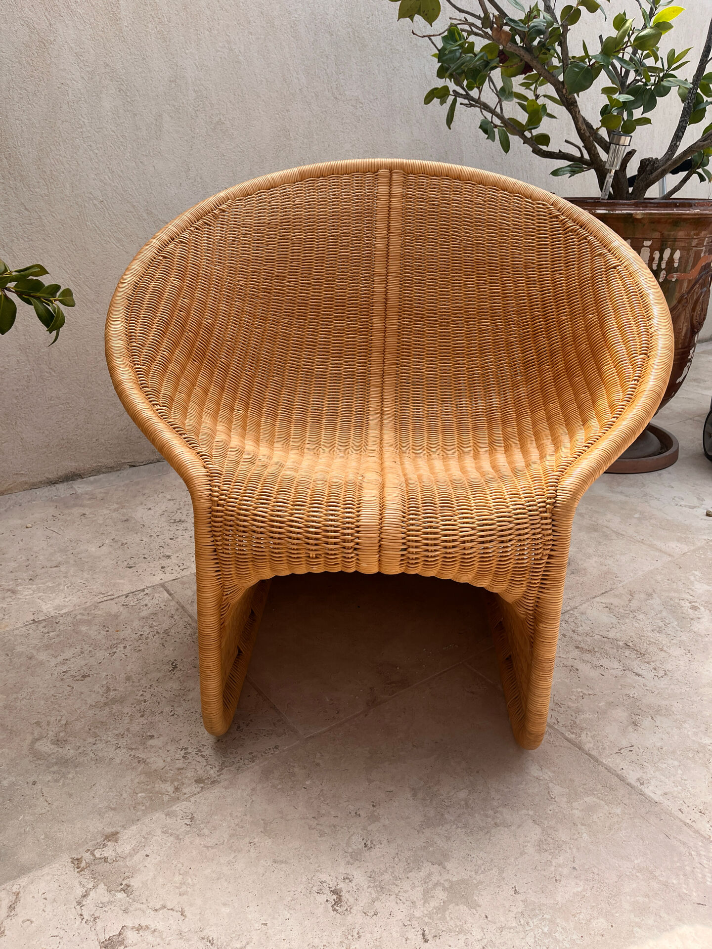 Rattan armchair model Kraton
