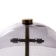 Lampe table pied marbre
