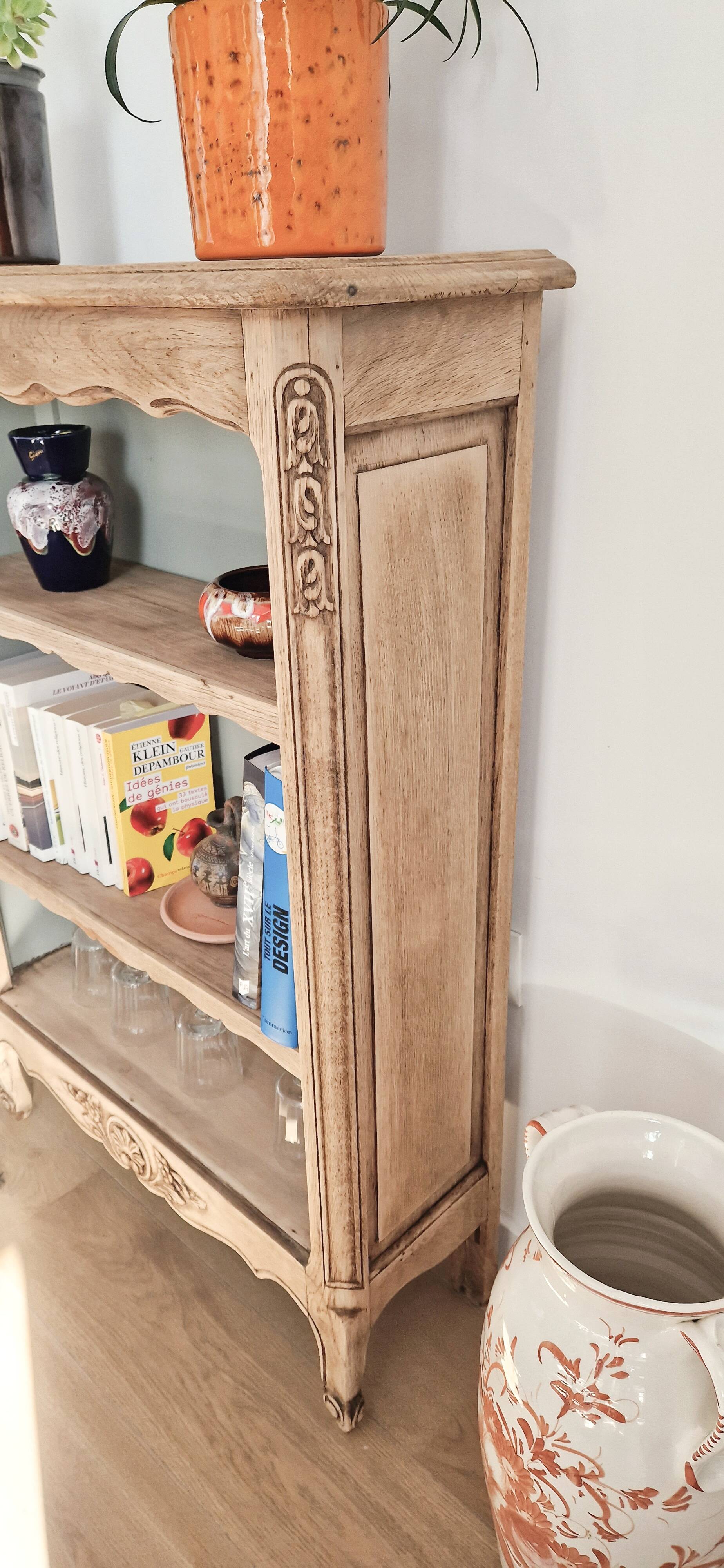 Bibus vintage oak bookcase