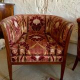 Paire de fauteuils tapissés, XXe siècle