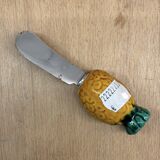 Couteau à beurre en barbotine ananas