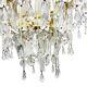 Vintage crystal chandelier Lustry Kamenický Šenov, Czechoslovakia 1970s