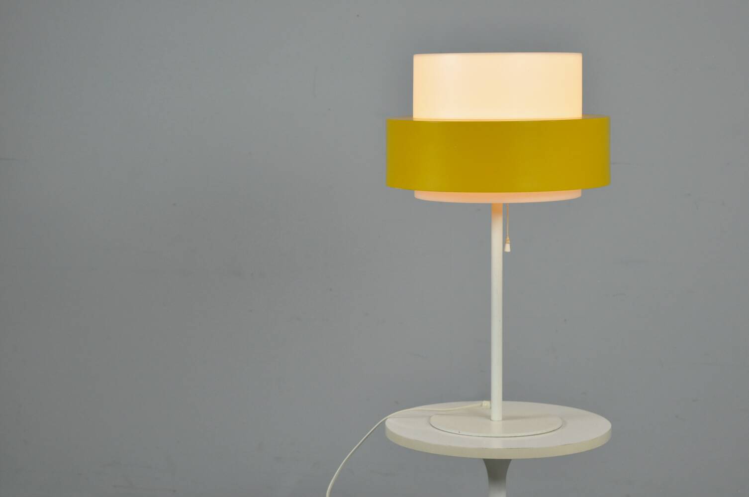 Swedish vintage table lamp by uno & osten kristiansson, luxus, 1960s