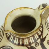 Italian mid century ceramic vase jug signed vitali handmade 1970s