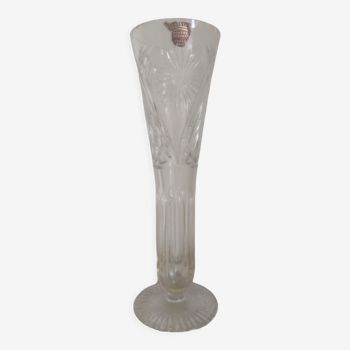 Bohemian crystal vase