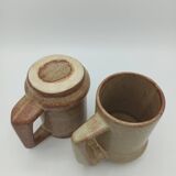 Stoneware mugs, 70s