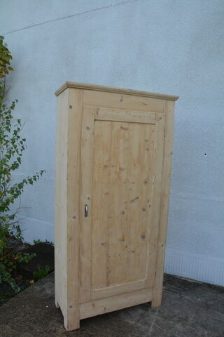 Bonnetière en bois naturel