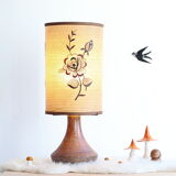Ceramic and resinated fabric lamp by Accolay