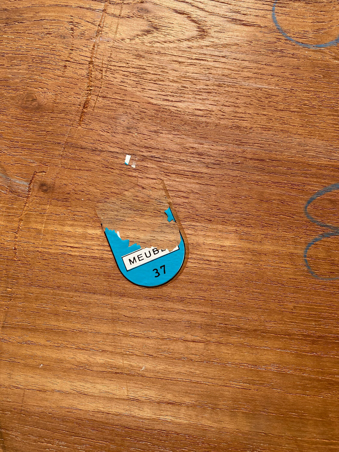 Vintage rosewood round table