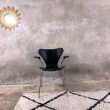 Fauteuil Butterfly noir par Arne Jacobsen pour Fritz Hansen