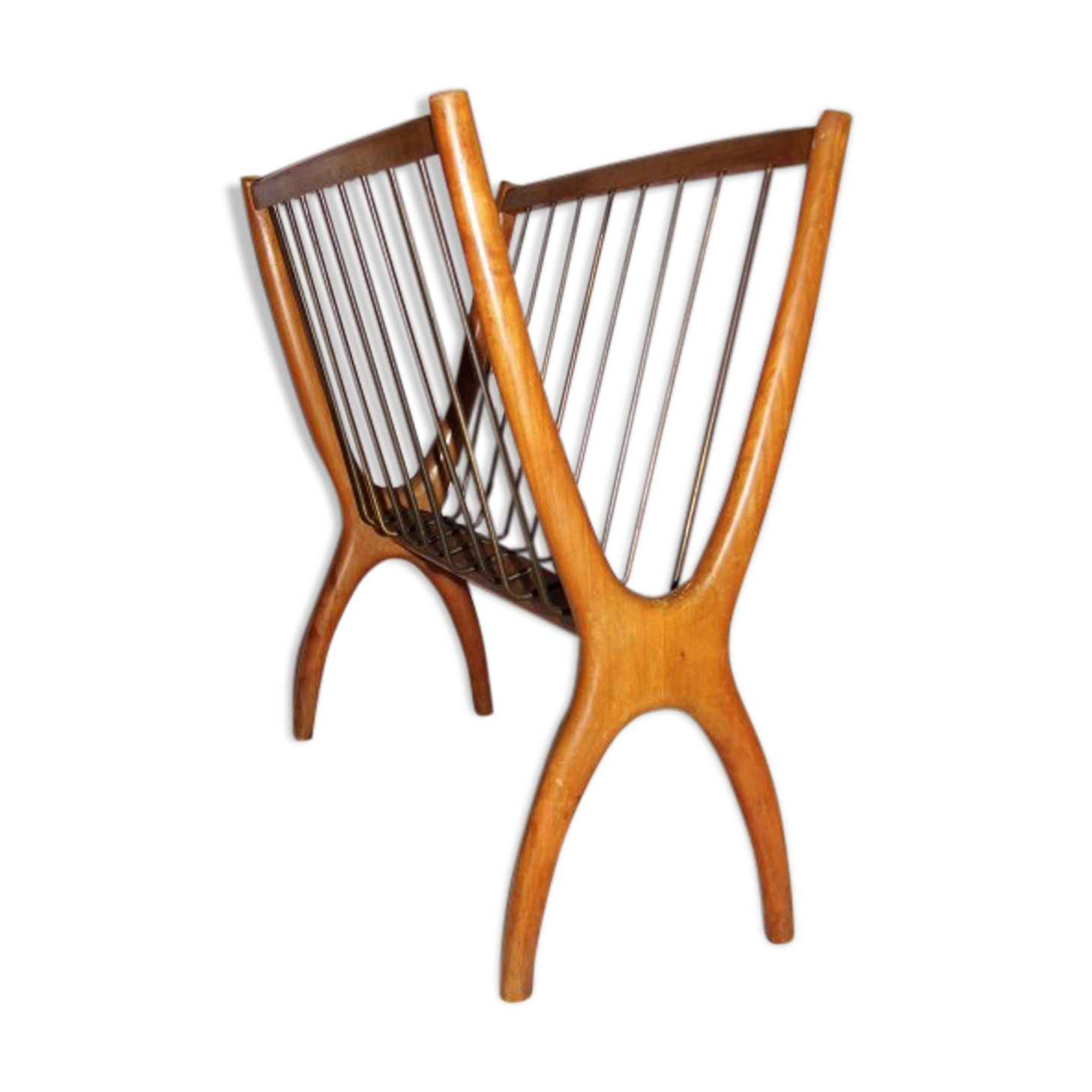 Scandinavian vintage design magazine holder