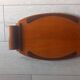Vintage wooden marquetry serving tray - Art Deco 1930s