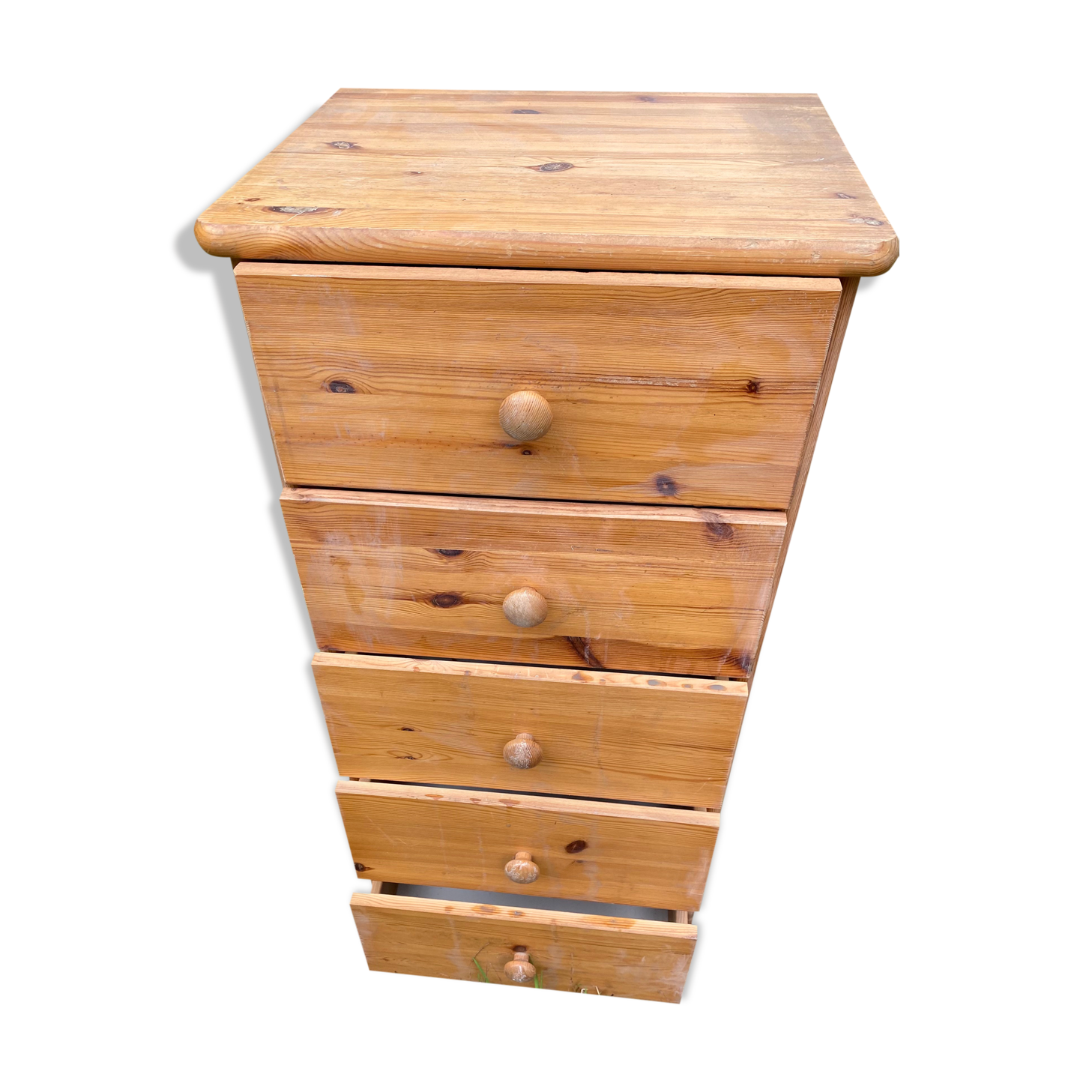 Pine chest of drawers