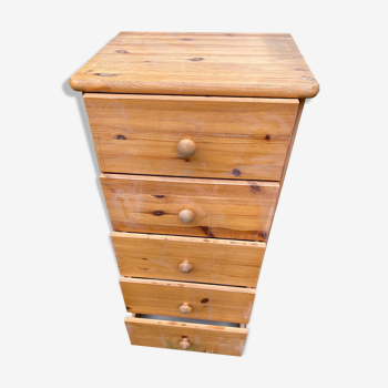 Pine chest of drawers