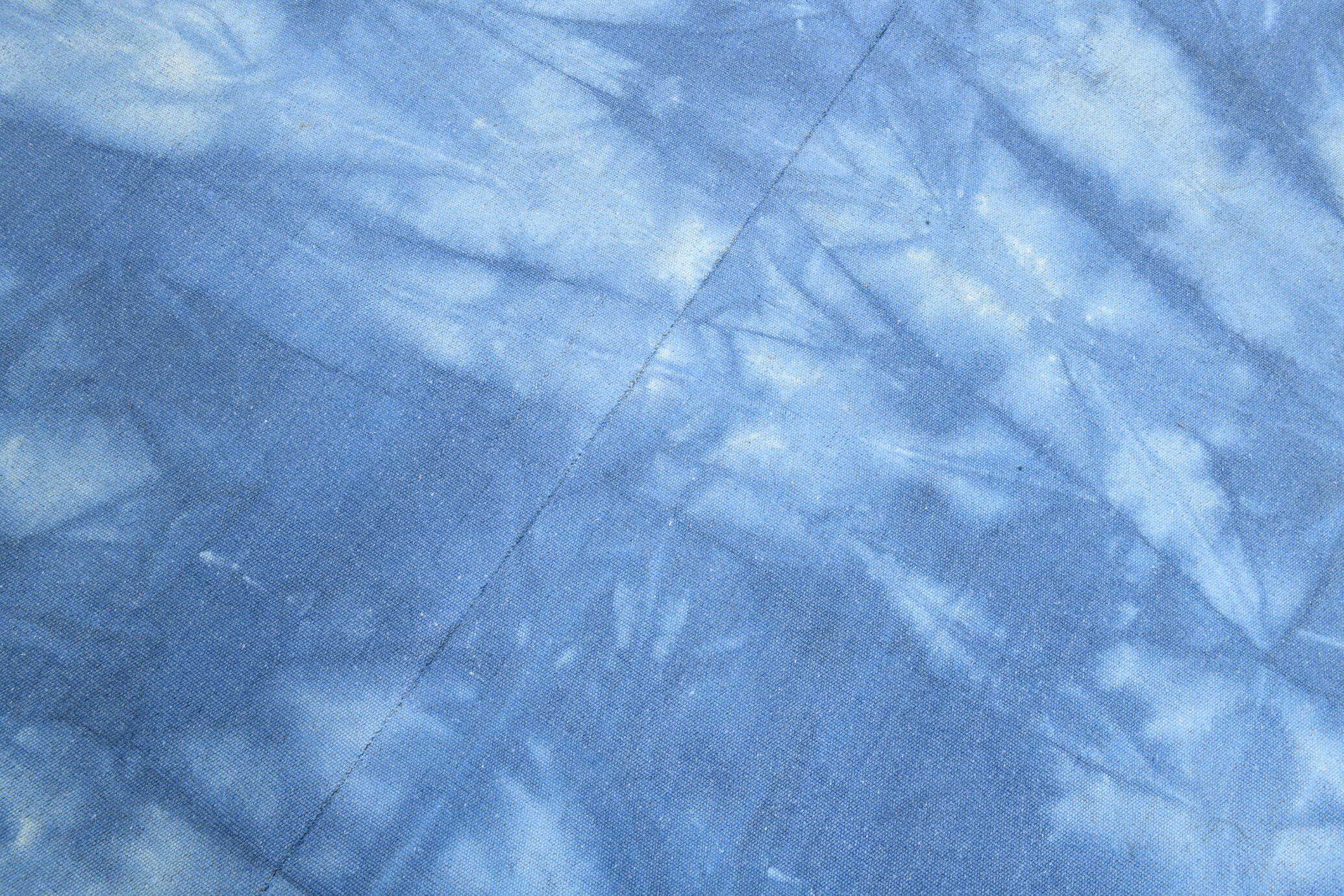 Pastel blue large turkish rug 304x211cm