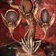 Bronze and agate sculpture