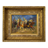 20th-century Orientalist painting. Edmond Valès (1918-2001)