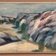Swedish Oil on Canvas – “Valleys” by K. Svanvik – Signed