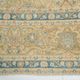 Sky Blue Hand Knotted Antique Vintage Persian Tabriz Rug, 293x407 Cm