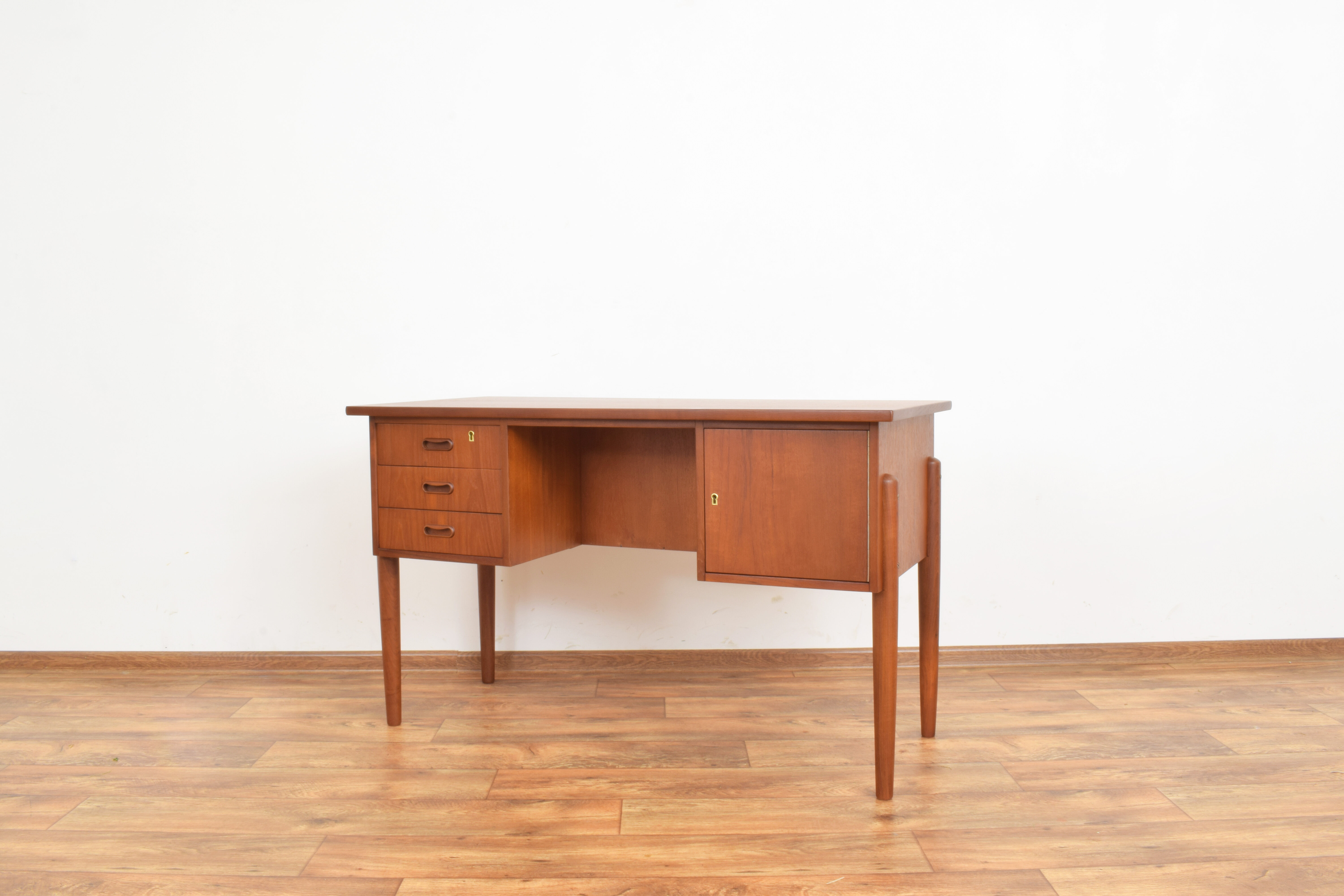 Mid-Century Danish Teak Desk, 1960s.