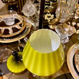 Empoli opaline glass candy box 1960