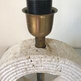 Vintage travertine lamp