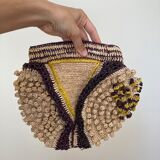 Raffia pot cover