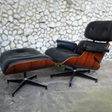 Lounge chair & ottoman rosewood from Rio by Charles & Ray Eames edition Herman Miller USA, 1970