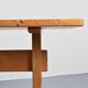 Solid pine table, Les Arcs, France.