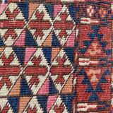 19th century Afghan Hatchlou tribal antique rug 131x140 cm