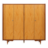 Armoire vintage à 4 portes / cabinet à linge des années 1960 ou 1970